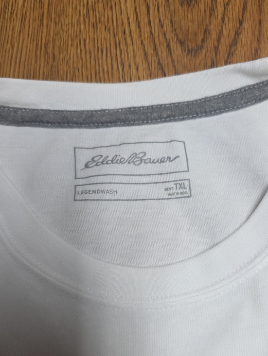 Eddie Bauer Other - Eddie Bauer TALL White Short-Sleeve Crewneck Tee